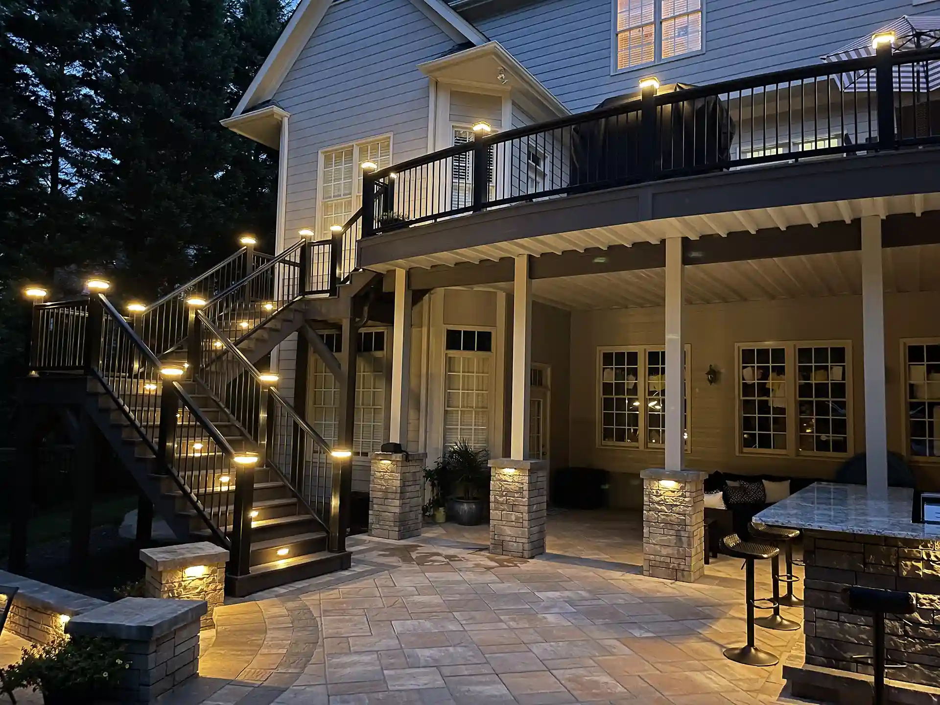 Professional Deck Lighting Services